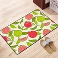 thumbnail image 4 of LNWH Cartoon Pomegranate Print Art Pattern Rugs Doormat, Non-Slip Absorbent Bath Mat, 36"x24", 4 of 8