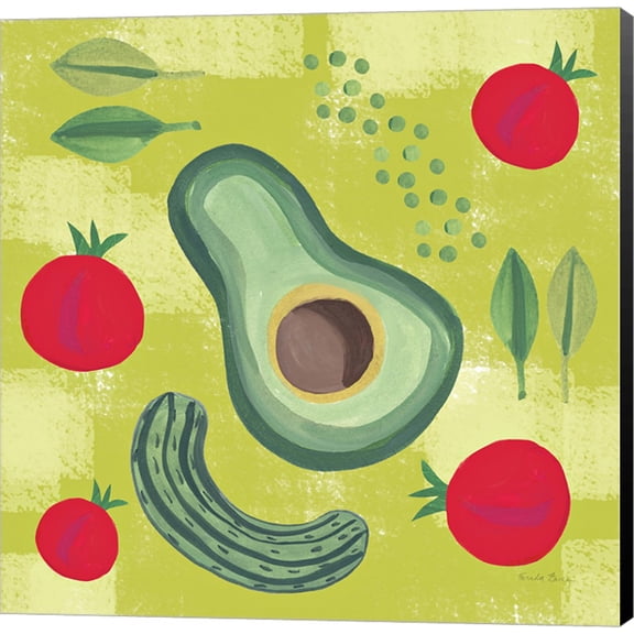 Veggie Time II by Farida Zaman, Canvas Wall Art