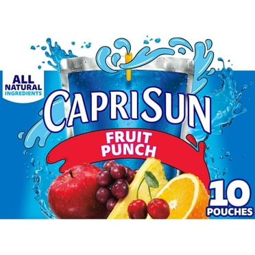 Capri Sun Fruit Punch Juice Drink Blend 10 pk Pouches