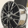 thumbnail image 2 of UCS AUTOPARTS 19" Alloy Wheels Set of 4 19x10 Inch 5 Lug, Black Chrome for Corvette Stingray, 2 of 2