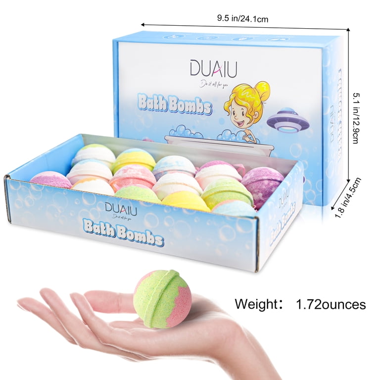 DUAIU Bath Bomb Gift Set, 14 Pieces, Floral Scents photo 7