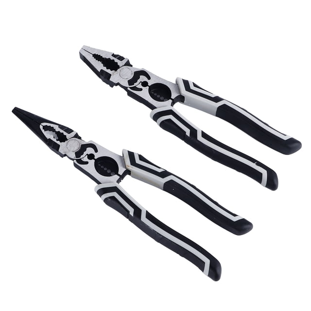 "9-Inch CRV Steel Multi-Purpose Wire Cutting Pliers Set with Ergonomic Grip for Electrical Work & DIY Home Repairs"