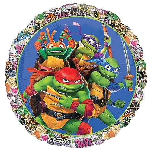 TMNT Theme Birthday Party Supplies Ninja Turtle Mayhem Pizza Balloon Bouquet Decorations