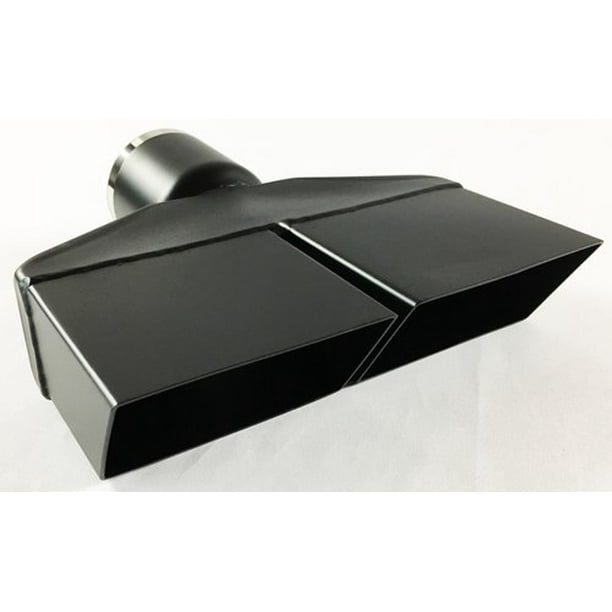 Exhaust Tip 2.50 in Inlet 8.25" X 2.25" Rectangle 8.25 in Lg Dual Slant