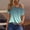 Green, variant on Work Tops for Women 2025 Workout Shirts Women Cropped Lightweight Tops & Blouses Cotton Short Sleeve Tops for Women Plus my recent orders