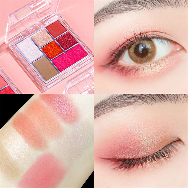 Maquillaje Cosmético Hot6sl Liquidación de Ahorros de Verano 7 Colores Sombra de Ojos Rubor Brillo de Labios