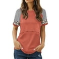 thumbnail image 5 of Women's Short Sleeve Maternity Nursing Shirt for Breastfeeding, 5 of 5