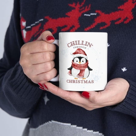 CH1Ristmas Penguin Ceramic Mug – Fest H1oliday Coffee Cup