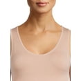 thumbnail image 5 of Real Comfort Women's Lucy Seamless Basic Shaping Tank Top, 2-Pack, 5 of 5