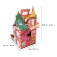 thumbnail image 3 of Joss Paper Heaven Paper House Ghost Paper Villa Creative Role-playing Ancestor Paper Villa, 3 of 7