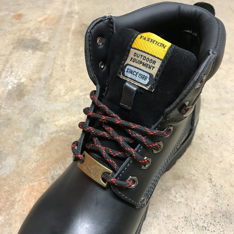 Black work sales boot laces