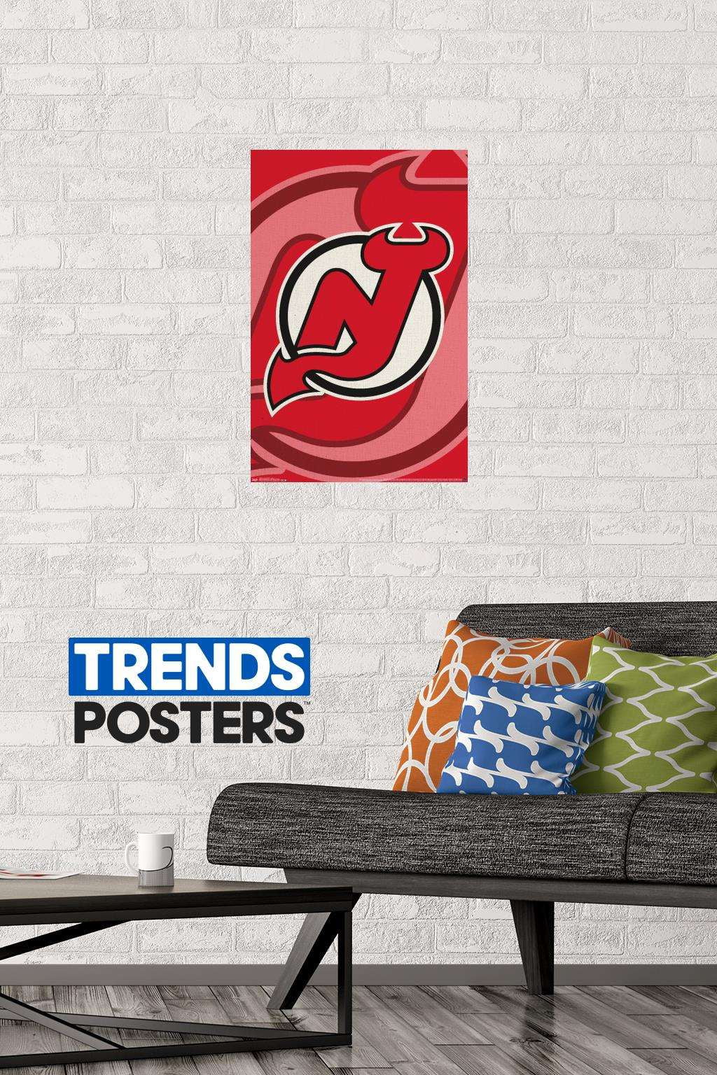 NHL New Jersey DeVils - Logo 14 Wall Poster, 14.725" x 22.375"