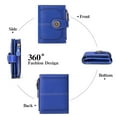 thumbnail image 4 of Sendefn Small Women Wallet Genuine Leather Bifold Purse RFID Blocking Card Holder, 4 of 7