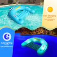 thumbnail image 3 of Silla flotante para piscina FlyFreeU con luces solares para adultos, 3 of 7
