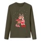 thumbnail image 4 of Camisas de manga larga ligeras con cuello redondo de Navidad para mujer Camisas de túnica de otoño para mujer Tops de otoño Pompotops FGAJ10362, 4 of 6