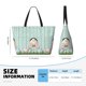 thumbnail image 4 of Easygdp White Bunny Bottom And Easter Eggs Bolsa de Viaje de Playa de Gran Capacidad, Bolsa Tote Perfecta para la Playa, Escapadas de Fin de Semana y Viajes, 4 of 7