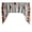 White, variant on Swag Valance Cotton Apples and Cherries Border Print 58" Wide / 36" Tall
