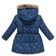 thumbnail image 3 of Toddler Boys Girls Winter Cartoon Prints Coat Hooded Jacket Thicken Windproof Zipper Warm Outwear 5t Girls Winter Jacket Little Coat Girls Heavy Winter Coats Baby Girl Winter Jacket Short Jacket for, 3 of 3