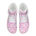 thumbnail image 6 of Womens High Top Sneakers PU Leather Running Shoes Non Slip Walking Athletic Tennis Shoes for Women Ankle Boots, 6 of 9