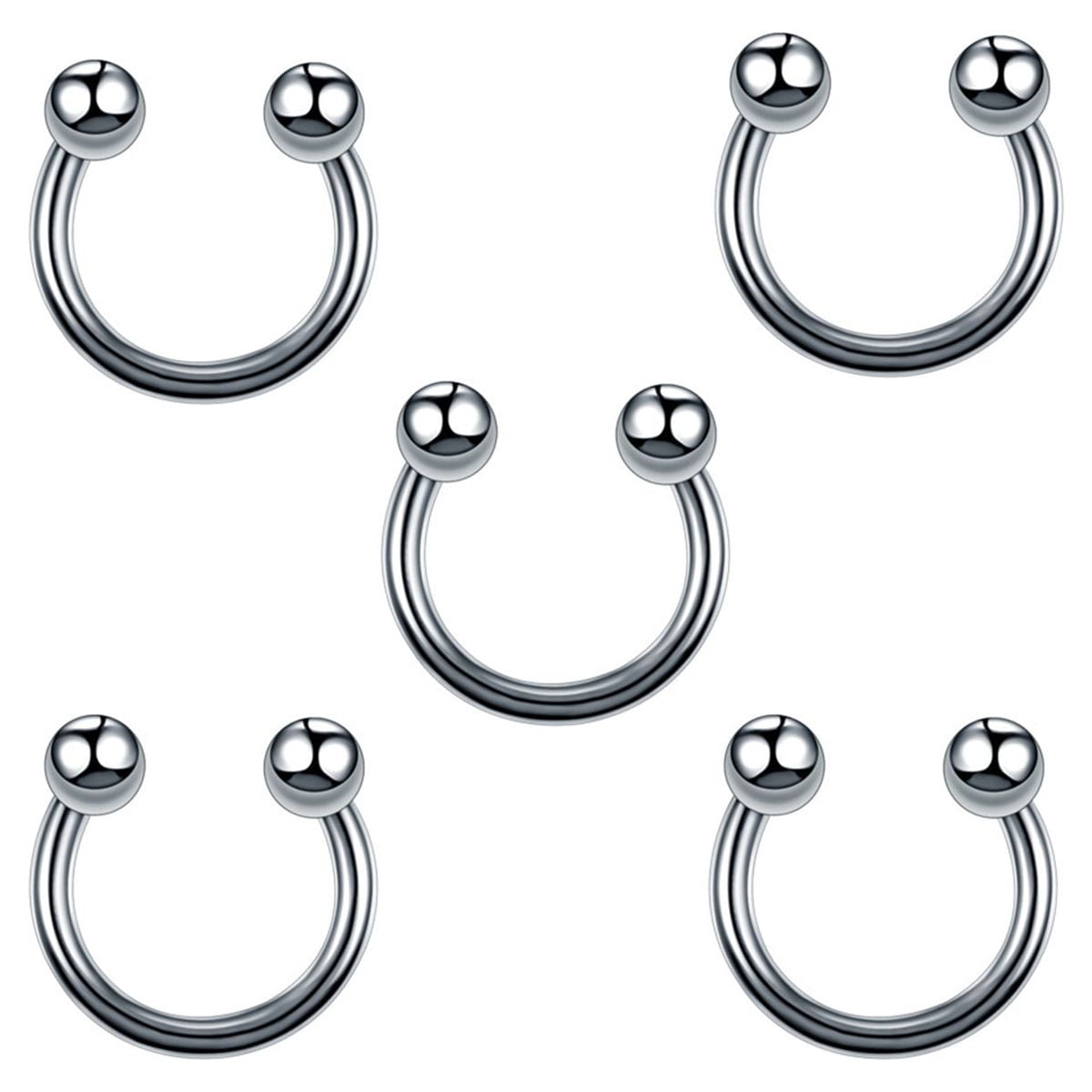 Hvxrjkn 84pcs Piercing Jewelry Kit Pro Piercing Kit 316L Stainless Steel Body  Septum Piercing Kit 16G Belly Ring Tongue Tragus Nipple Nose Eyebrow  Piercing Tools Piercing Needles Clamps 