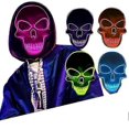 thumbnail image 2 of Halloween Led Mask, Scary Light Up Purge Mask Cosplay Masks, 2 of 5