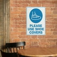 thumbnail image 3 of Please Use Shoe Covers Sign 12 X 8 Inches Aluminum Sign Reflective - Uv Protected, Waterproof, Weatherproof And Fade Resistant - 4Pre-Drilled Holes, 3 of 6
