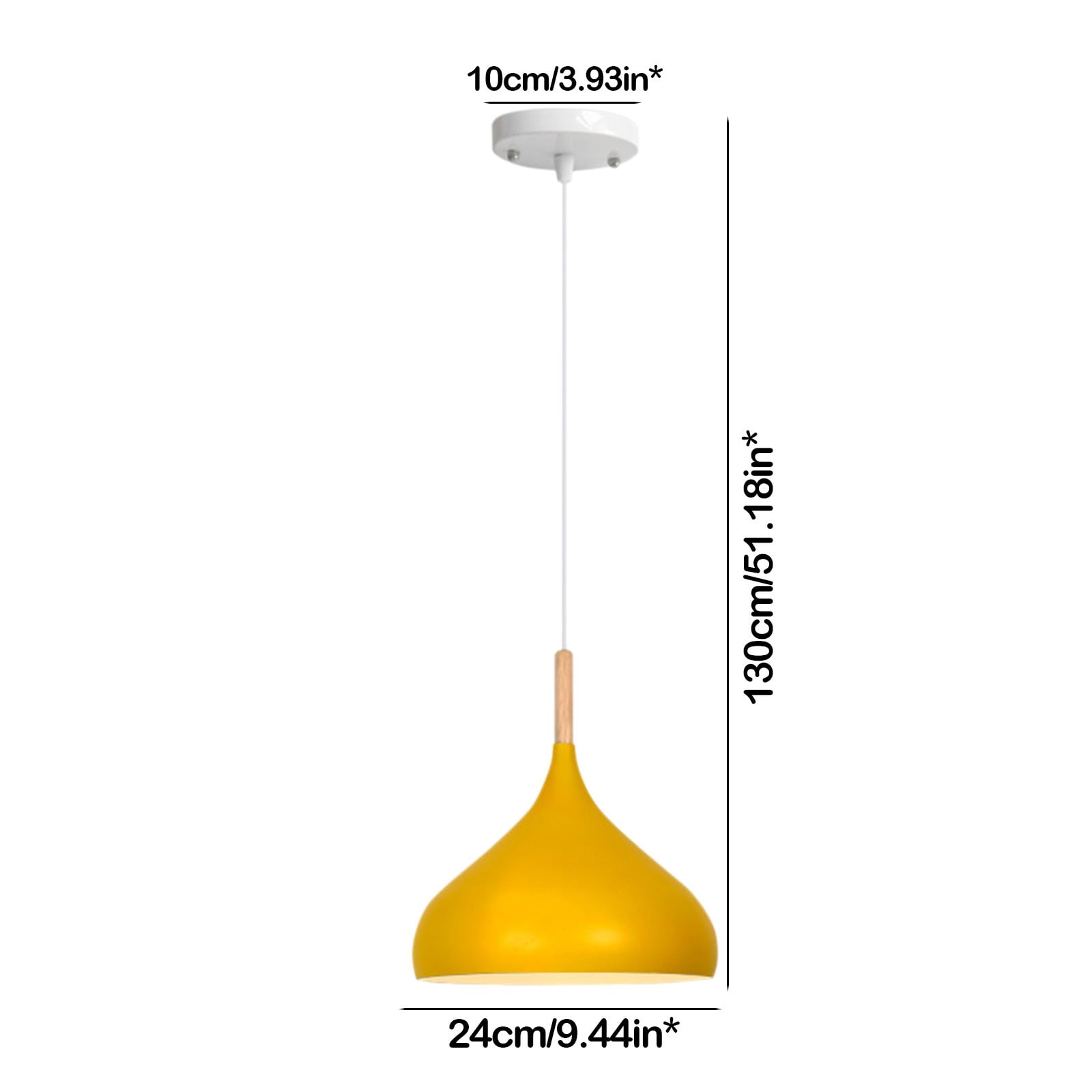 Matoen Pink Metal Lampshade Replacement, High Transmittance Round Metal Cover, 51.2in Height, 9.4in Diameter, Lamp Shade Replacement for Pendant Chandelier Wall Light