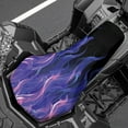thumbnail image 3 of Renewold Waterproof ATV Seat Cover 25.2x10 Inch, Universal Four Wheeler Seat Cover Stretch Fit for Honda/Yamaha/Polaris, Elastic Edge Mud/Snow Protector, Heavy Duty, Purple Flame, 3 of 7