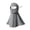 Dark Gray, variant on Summer Ice Silk UV Blocking Face Mask, Breathable Cooling Full Coverage Balaclava for Running Cycling Hiking, Adjustable Sun Protection Neck Shield