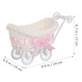 thumbnail image 2 of HLONK 2 Pcs Baby Shower Favors Basket Decor Simulated Rattan Cart Adult, 2 of 8