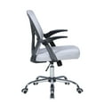 thumbnail image 4 of Milan Matte Black with Gray Mesh Ergonomic Computer Chair with Adjustable Arms, 4 of 8