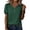 Green, variant on Ziynglg Tops for Women Notch Neck 1/4 Length Sleeve Blouses Fashion Work Office Tops Lightweight Casual Tops