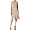 thumbnail image 1 of TheMoogan Women's PLUS Basic Sleeveless Crew Neck Knee Length A-Line Jersey Pocket Swing Dress, 1 of 6