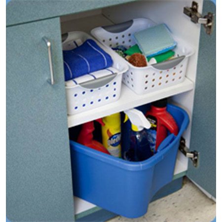 Sterilite Deep Ultra Storage Bin Organizer Basket 6 Pack Small