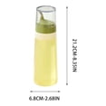 thumbnail image 3 of Slhenay Olive Oil Dispenser Bottle 420ml Plastic Oil and Vinegar Dispenser Bottles with Lid for Kitchen Cooking (Green), 3 of 7