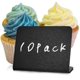 thumbnail image 1 of 10 Pack Mini Chalkboard Signs 10x7.5cm for Food - Buffet - Tables - Small, 1 of 5