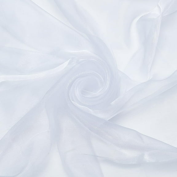 Polyester Mesh Fabric for DIY Crafts Garment Accessories White 1500mm