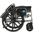 Medline Excel Reclining Wheelchair, 20" Wide Seat, DeskLength