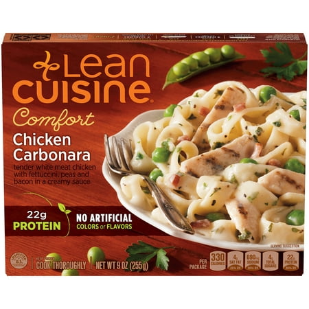 Lean Cuisine Cafe Classic Chicken Carbonara Meal 9 oz, Pack of