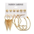 thumbnail image 2 of Xihbxyly Artículos Prime con entrega hoy Piezas de pendientes de estilo punk, pendientes de aleación, joyería adecuada para regalos de mujeres y hombres, 2 of 6