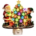 thumbnail image 2 of Christmas Santa Plug‑in Night Light, Christmas Tree Scene Plug‑in Decor, Festive Holiday Wall Plug Nightlight, 2 of 7