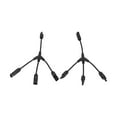thumbnail image 2 of Male Female Solar Connector, Dustproof Oxidation Resistant Y Branch Connectors Easily Plug Unplug 1000V DC 1 Pair  For Outdoor, 2 of 8