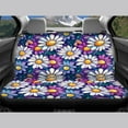 thumbnail image 4 of Pzuqiu Fashion Daisy Car Seat Cover Full Set Fashion Car Seat Cushion Car Interior Accessories Car Seat Protector for Comfortable Driving Auto Decor Universal Most Cars Sedans Trucks, White, 4 of 7