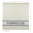thumbnail image 6 of VHC Brands Sawyer Mill Blue Farmhouse Cotton Fabric Shower Curtain for Bathroom Decor 72x72, 6 of 6