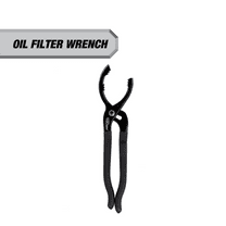 Hyper Tough Adjustable Jaw Oil Filter Wrench, Heavy Duty, Carbon Steel, Filters 2-1/2 to 4-5/8 inch