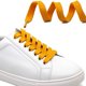thumbnail image 2 of Cordones de zapatos planos sólidos Cordones de zapatos atléticos gruesos huecos Cuerdas 2 pares, amarillo oscuro 47.24 "pulgadas (120 cm) Sincero  Hogar, 2 of 7