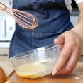 thumbnail image 4 of Batidor de huevos de acero inoxidable con mango de madera, herramientas de cocina para mezclar oro rosa, Espumador de crema duradero y firme, utensilios para hornear, 4 of 8