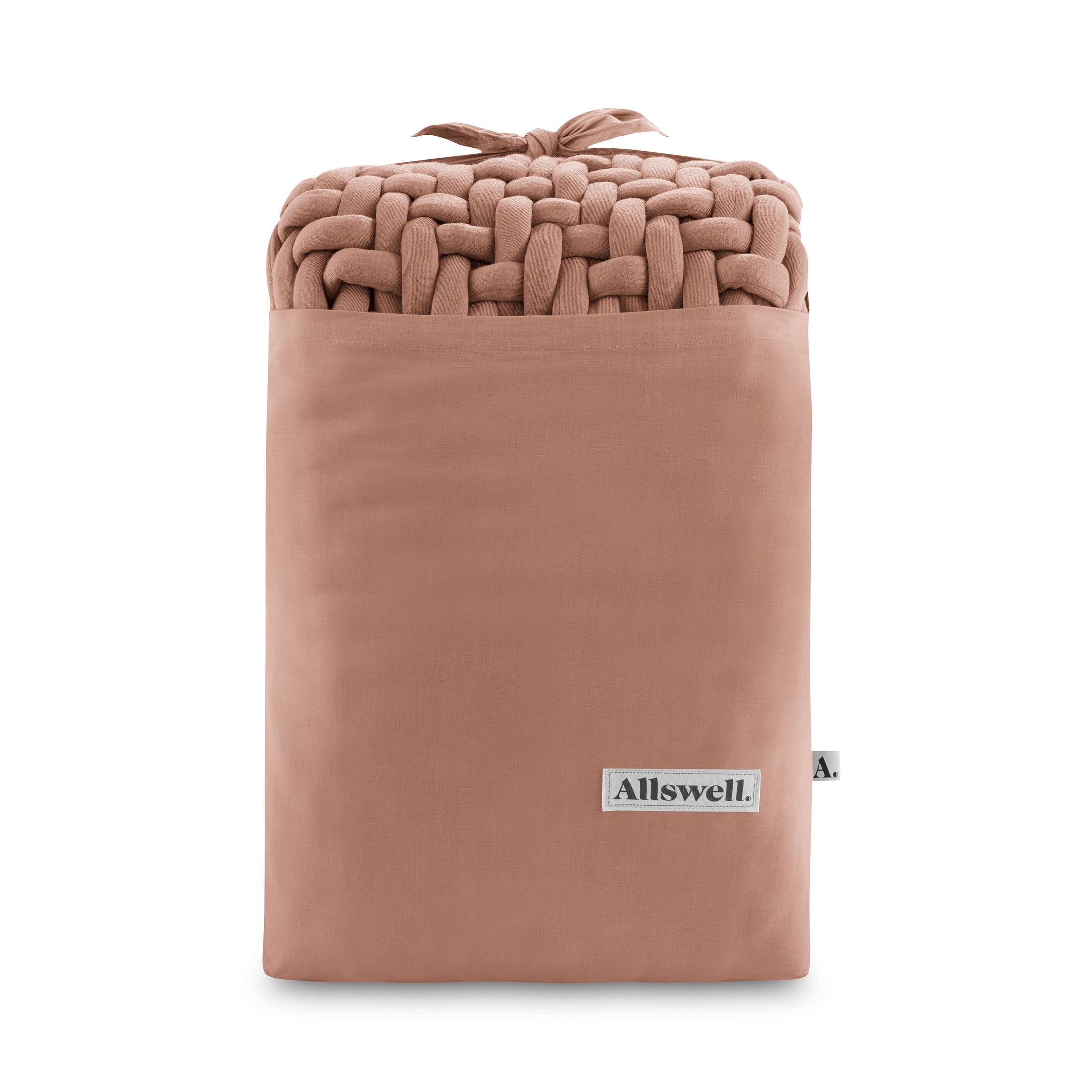 Allswell Weighted Knit Throw Blanket, Savannah Taupe, 15 lbs