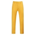 thumbnail image 1 of Chinos Classiques à Plis pour Hommes Tête Plate pour Usage Quotidien avec Design Jambe Droite et Confort Durable, 1 of 3