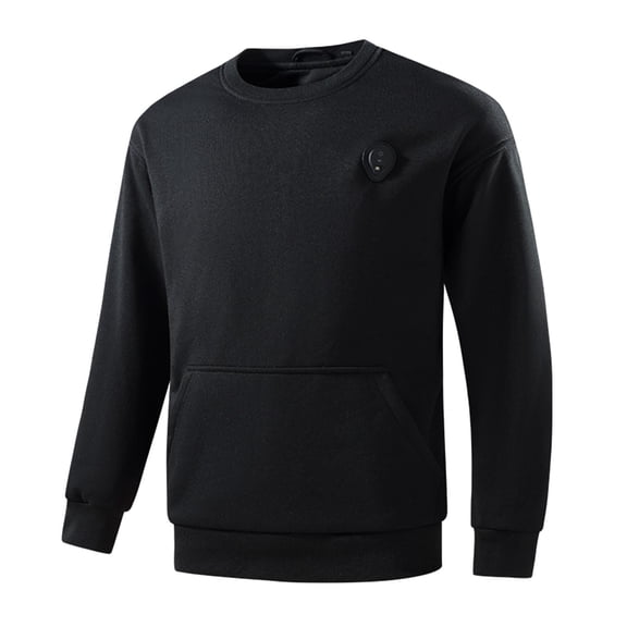 Heated Sweatshirt For Women With Fleece Lining 5 Zones Heated Sweatshirts Winter Fashion Heating Jacket With Pockets